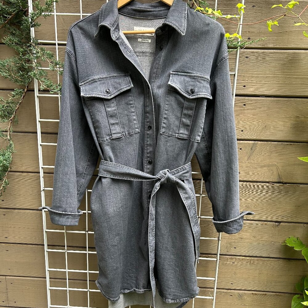rag & bone Sz M denim shirtdress